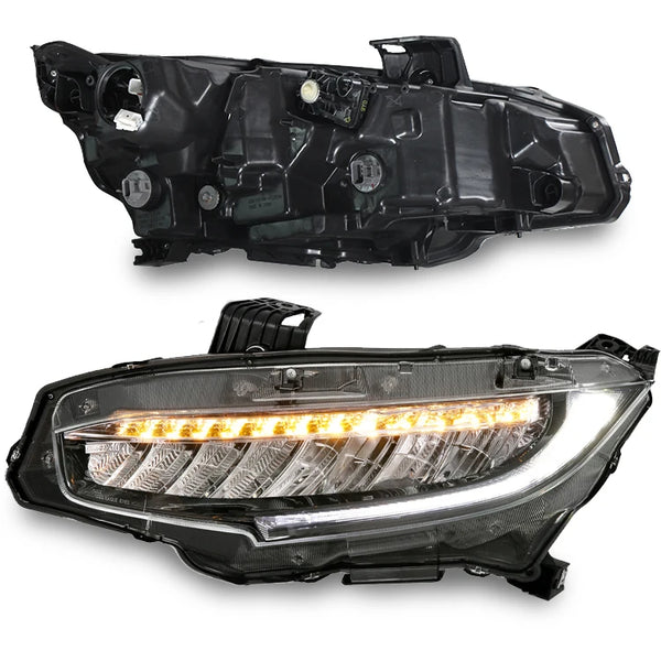 Lighting Systems Car Headlight Suitable 2016 2017 2018  Head Light Headlamp for Honda CIVIC LED Headlights