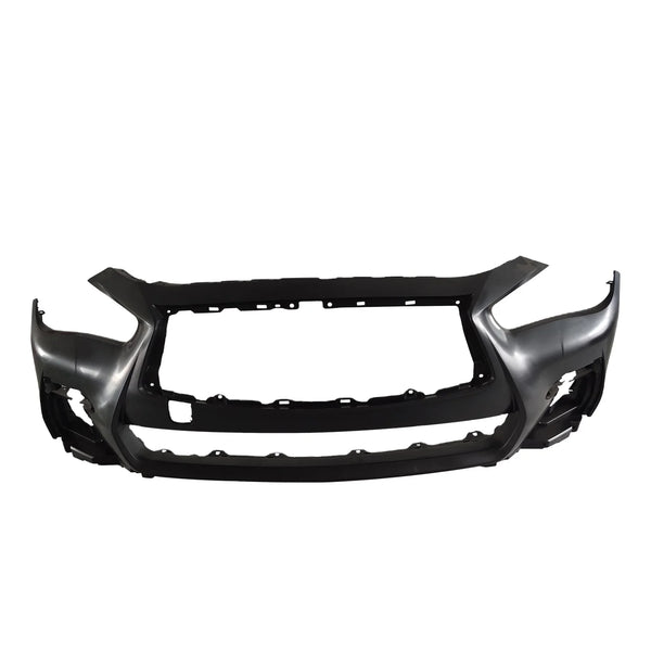 FRONT BUMPER W/I HOLE 62022-2V71H for INFINITI Q50 2014-2017