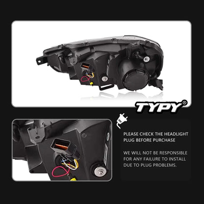 Lights for Mitsubishi Lancer EX Headlight 2009-2016 LED Projetor Head Lamp Daytime Running Light Automotive Accessories