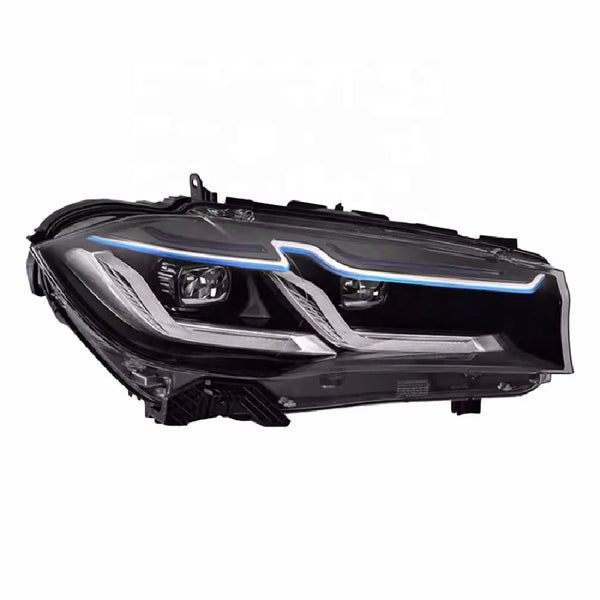 New Modified LED Headlight for BMW X5 F15 2013-19 Upgrade Blue Eyebrows LED Rear Lamp Car Accessories for BMW X5 F15
