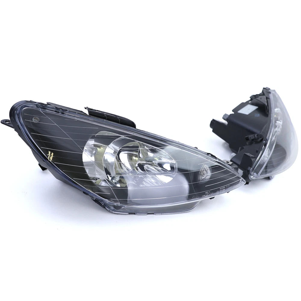 wholesale BLACK HEADLIGHTS FOR PEUGEOT 2006 /2003/2010+ GTI MODEL HALOGEN