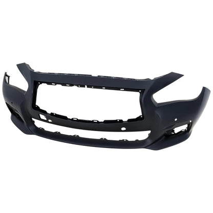 retail Front Bumper Cover Primed For Infiniti Q50 2014 2015 2016 2017