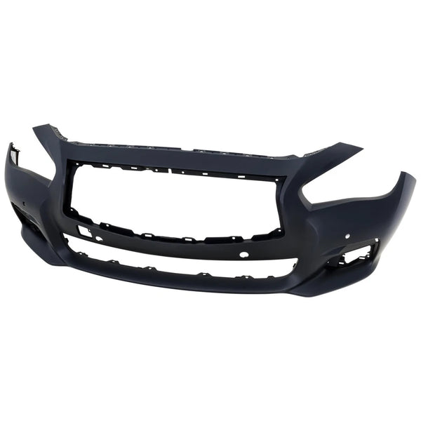 retail Front Bumper Cover Primed For Infiniti Q50 2014 2015 2016 2017
