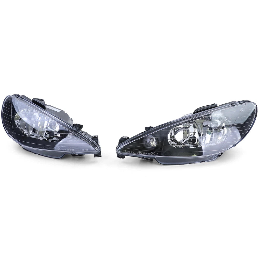 wholesale BLACK HEADLIGHTS FOR PEUGEOT 2006 /2003/2010+ GTI MODEL HALOGEN