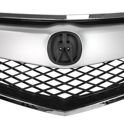 wholesale grill Fit 2013 2014 2015 Acura RDX Front Bumper Upper Grille Chrome Trim Mesh Grill