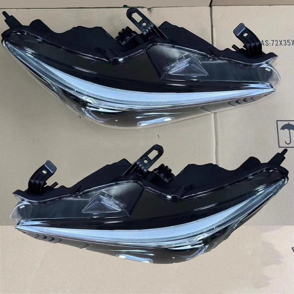 retail For Infiniti Q50 2013-2014-2017-2019   AFS LED DRL Headlight Headlamp Black