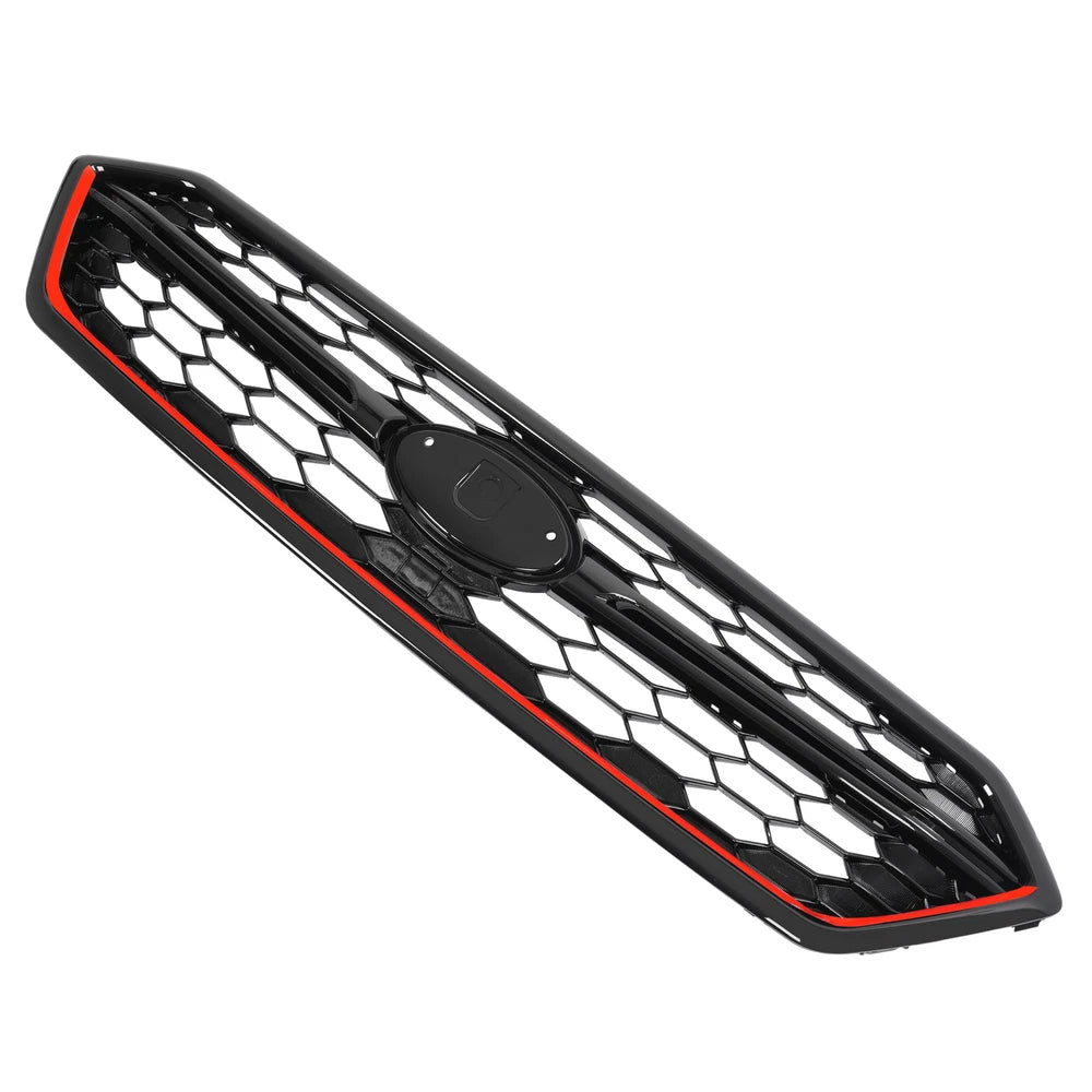 wholesale front grill For Subaru WRX/WRX STI 2018-2020 Black Front Bumper Upper Grille W/Red Trim