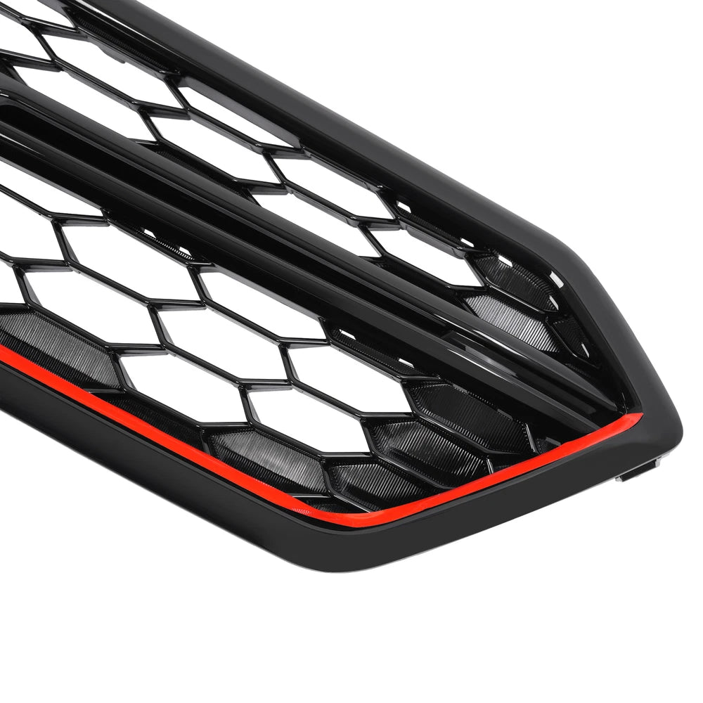 retail front grill For Subaru WRX/WRX STI 2018-2020 Black Front Bumper Upper Grille W/Red Trim