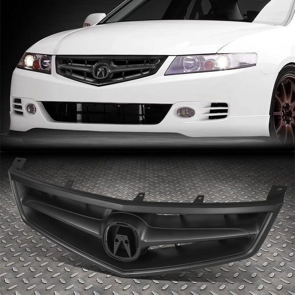 wholesale grill For Acura TSX 2006-2008  OE Style Matte Black Front Bumper Hood Grille Grill Assembly