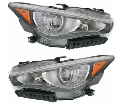 wholesale Headlight Assembly Fits Infiniti Q50 2013-2019 LED AFS Front Lights