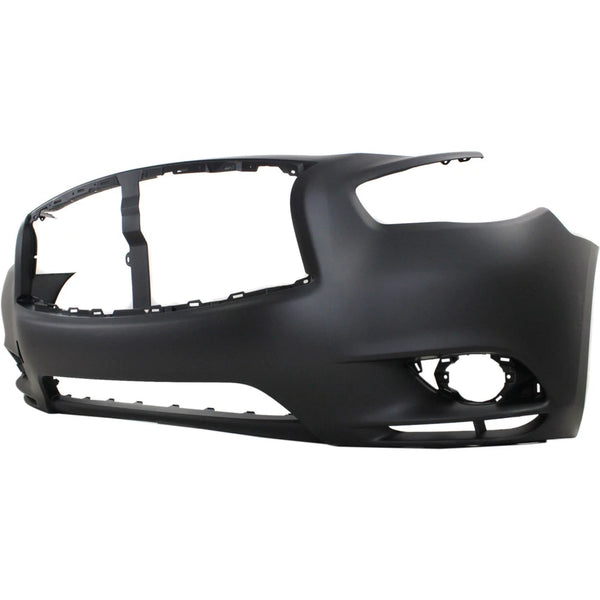 retail Front Bumper Cover For 2014-15 Infiniti QX60 Primed with Fog Lamp Hole IN1000251