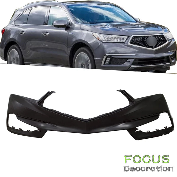 wholesale Front Upper Bumper Cover For 2017-2020 Acura MDX Primed Black with Sensor Holes