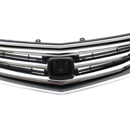 wholesale grill for  Honda ACURA TSX  2009 2010 Front Bumper Chrome Black Upper Grille Grill