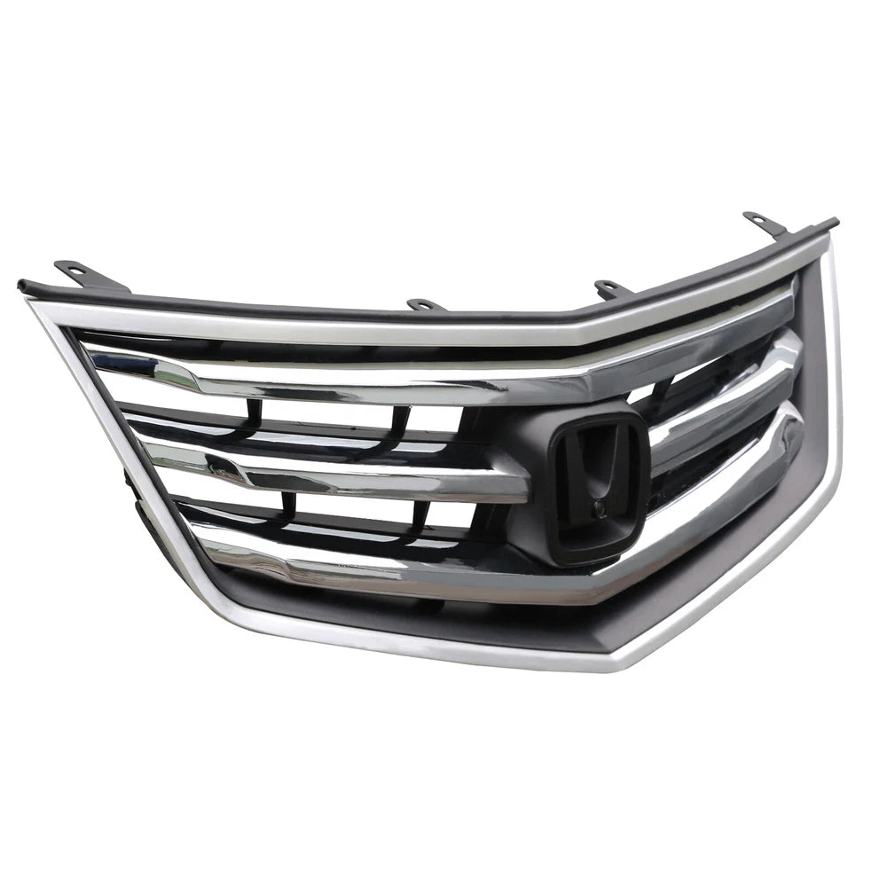 wholesale grill for  Honda ACURA TSX  2009 2010 Front Bumper Chrome Black Upper Grille Grill