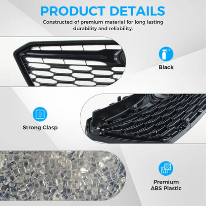 retail  Grille  For 2017-2019 Subaru Impreza Mesh Grill Assembly