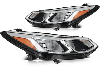 Left+Right Pair Headlights Assembly For Chevrolet Cruze 2016 2017 2018 2019