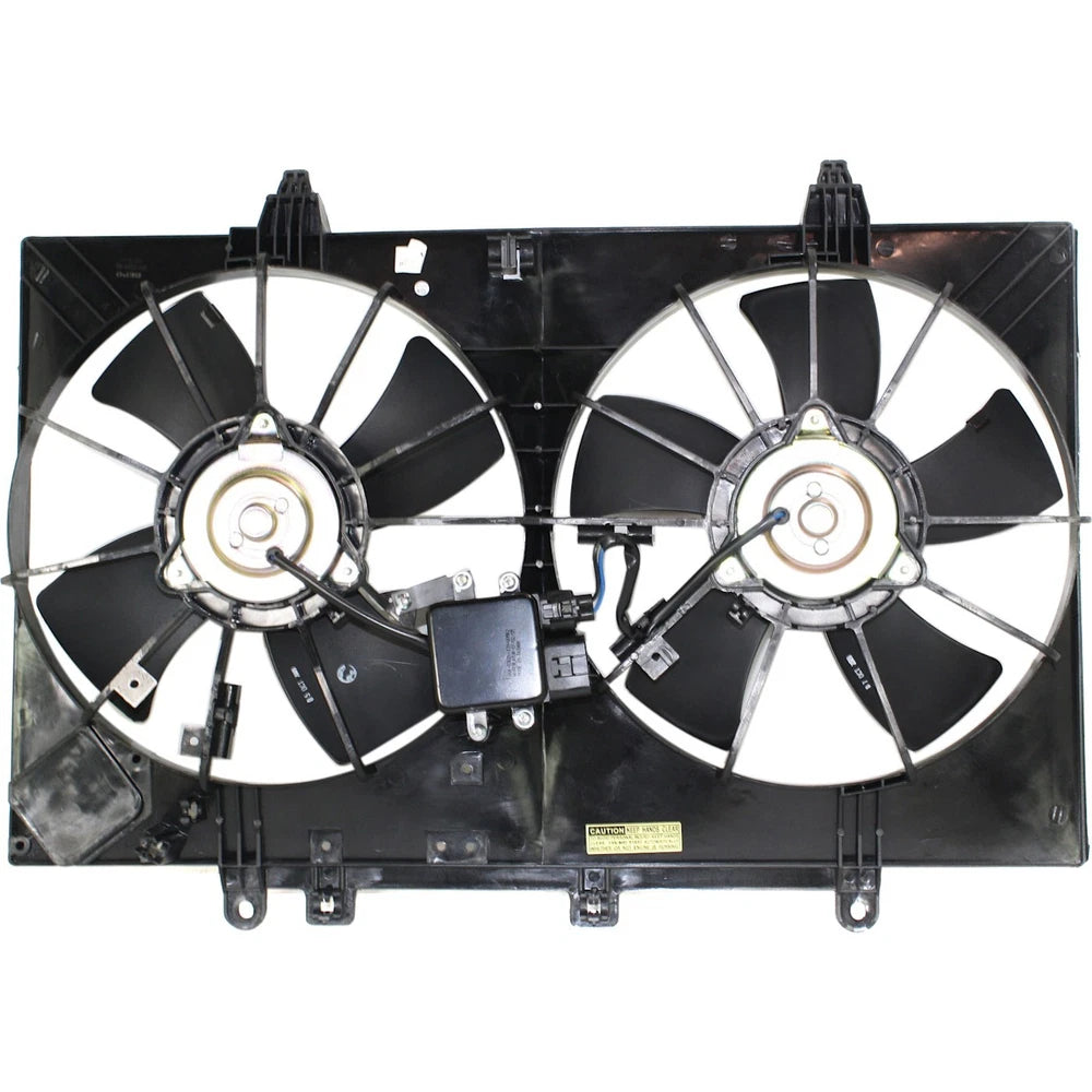retail Dual Radiator Fan Assembly For 06-10 Infiniti M35 M45 Includes Control Module