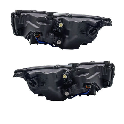 retail For Infiniti Q50 2013-2014-2017-2019   AFS LED DRL Headlight Headlamp Black