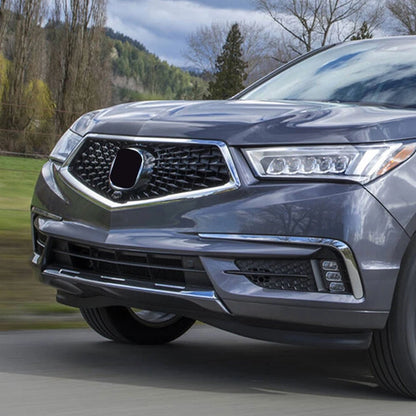 retail Black and Silver Front Grille Central Bumper Grill Fits For Acura MDX 2014-2019