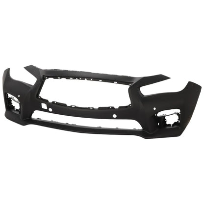 wholesale Front Bumper Cover For  Infiniti Q50 2014-2017 Primed Fascia With Sensors