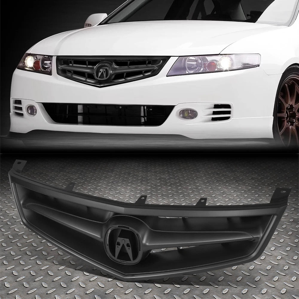 retail grill For Acura TSX 2006-2008  OE Style Matte Black Front Bumper Hood Grille Grill Assembly