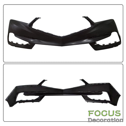 wholesale Front Upper Bumper Cover For 2017-2020 Acura MDX Primed Black with Sensor Holes