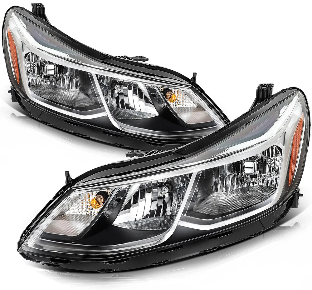 Left+Right Pair Headlights Assembly For Chevrolet Cruze 2016 2017 2018 2019