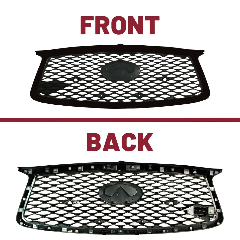 wholesale Front Grill Assembly For 2017-2018 INFINITI Q60 W/O Camera Hole