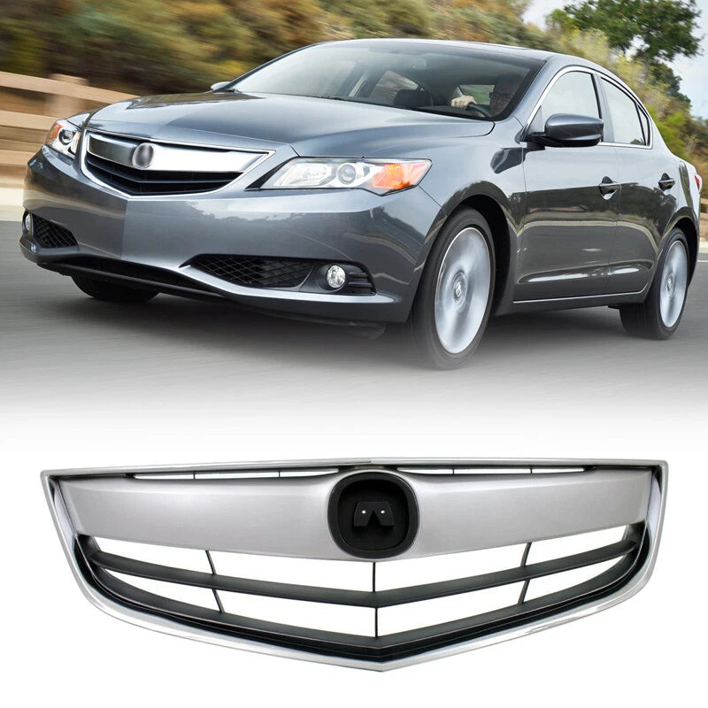 retail grill for  Acura ILX  2013 2014 2015 Front Upper Chrome Grill Mesh Grille