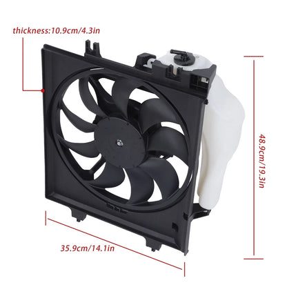 retail Cooling Fan Assembly For Subaru Forester 2019-2021 H4 2.5L Single Fan
