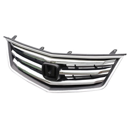 retail grill for  Honda ACURA TSX  2009 2010 Front Bumper Chrome Black Upper Grille Grill