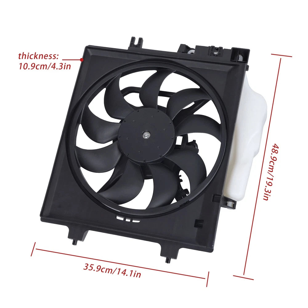 retail Radiator Cooling Fan Assembly 2019-2021 for Subaru Forester H4 2.5L