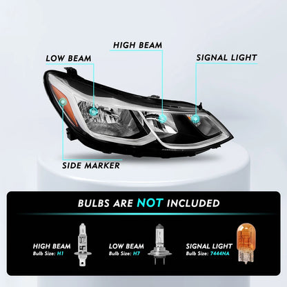 wholesale For 2016-2019 chevrolet Cruze FACTORY Headlight Assembly Passenger Side 2016 - 2017 -2018 -2019