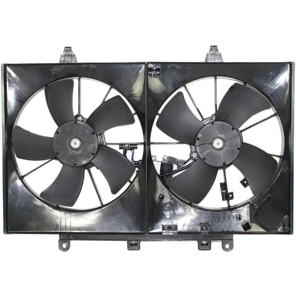 retail Dual Radiator Fan Assembly For 06-10 Infiniti M35 M45 Includes Control Module