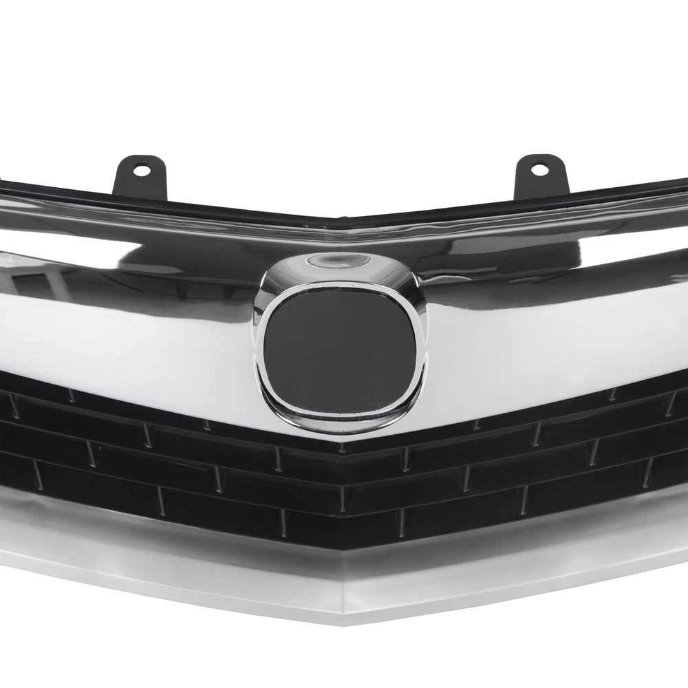 wholesale For Acura TSX Sedan 2009 2010 Chrome Front Bumper Upper Grille Mesh Style Grill