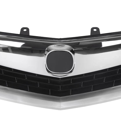 wholesale For Acura TSX Sedan 2009 2010 Chrome Front Bumper Upper Grille Mesh Style Grill