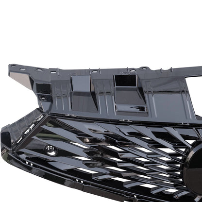 wholesale grill for Acura Integra 2023-2024 Front Bumper Upper+Lower Grille Glossy Black 2pcs