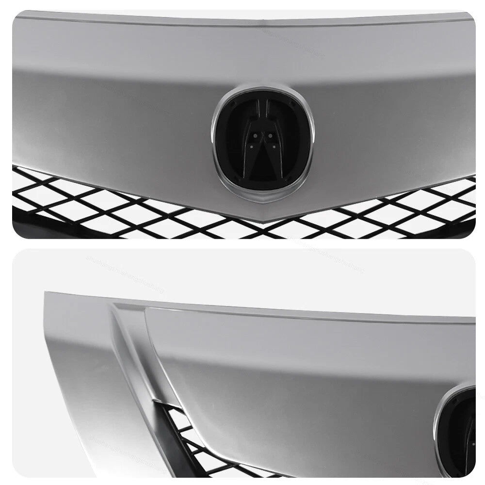retail grill Acura TL 2009 2010 2011 Front Bumper Upper Grille Satin Finished Chrome New