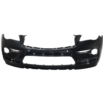 retail front bumper cover for 2016-2017 infiniti qx50 primed oe1000271