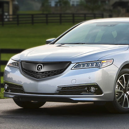 retail grill For 15-17 Acura TLX OE Style Matte Black Front Bumper Hood Grille Grill Assembly
