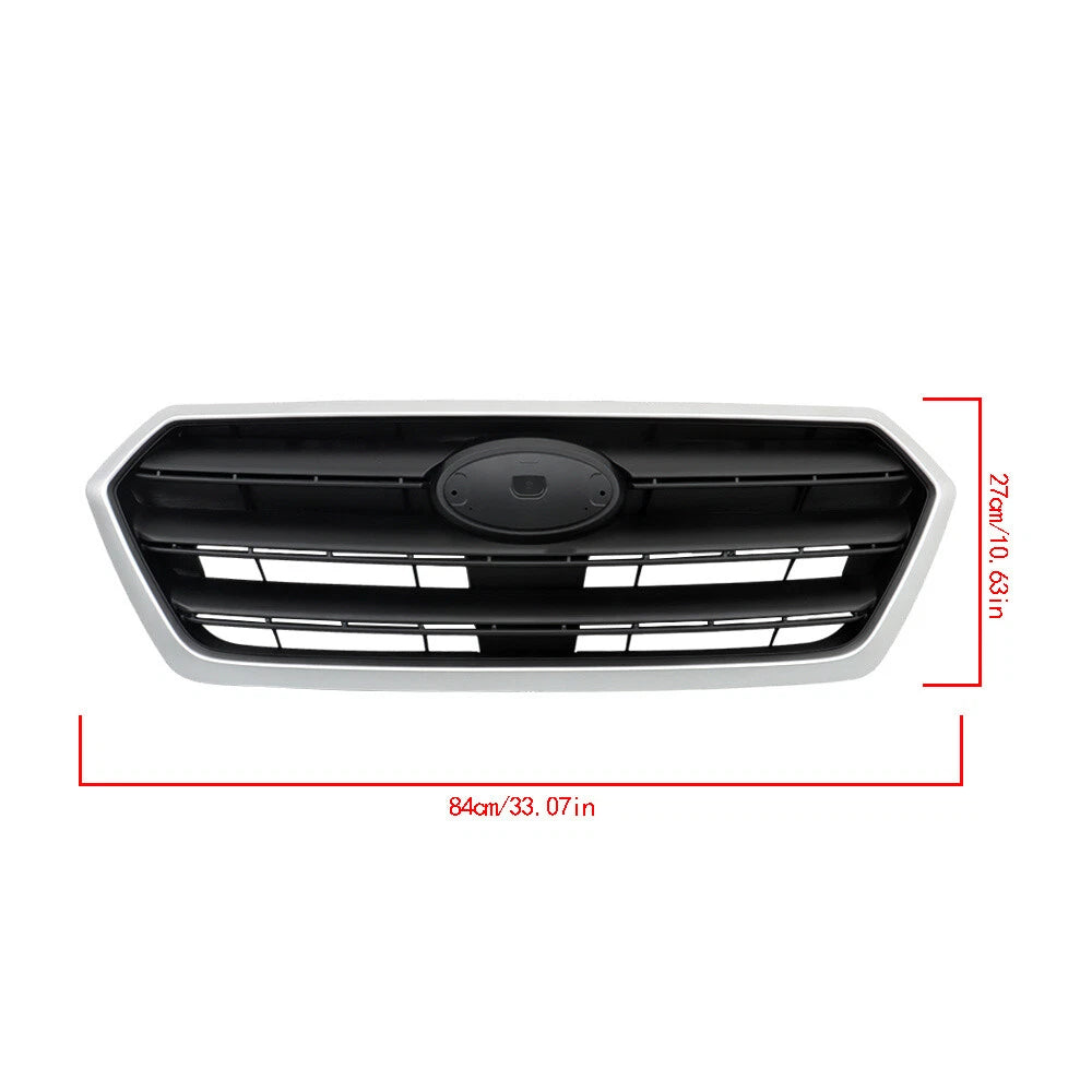 wholesale Front Grille For 2015-2017 Subaru Legacy 991121AL13A Silver Shell+Gray Insert