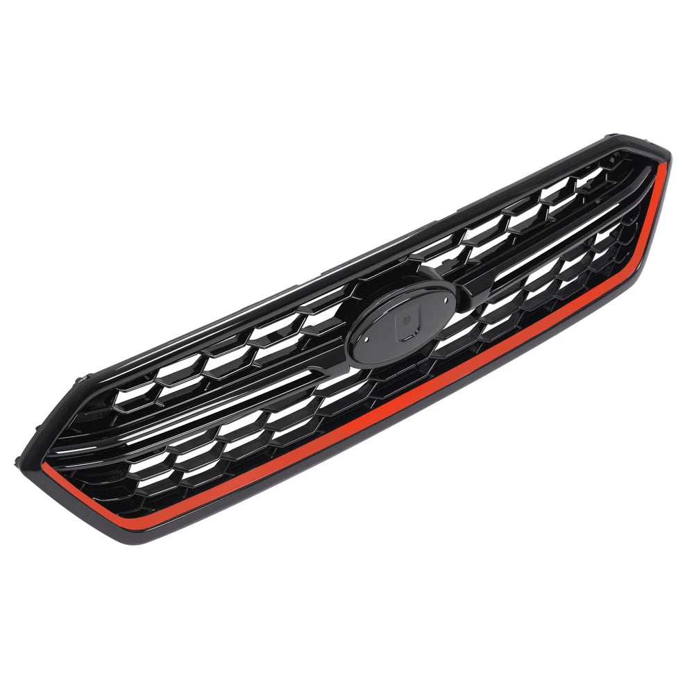 retail front grill For Subaru WRX/WRX STI 2018-2020 Black Front Bumper Upper Grille W/Red Trim