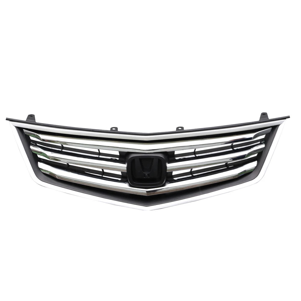 wholesale grill for  Honda ACURA TSX  2009 2010 Front Bumper Chrome Black Upper Grille Grill