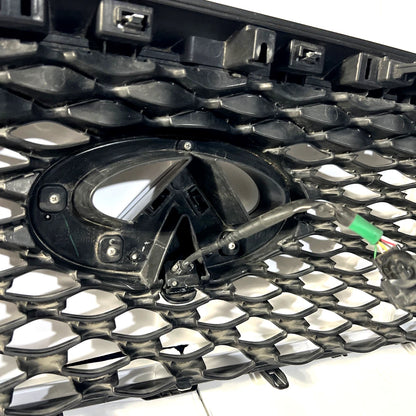 wholesale car grill for Infiniti 2015 2016 2017 Qx80 Grille Chrome With Camera Hole OEM 62310 5za0a