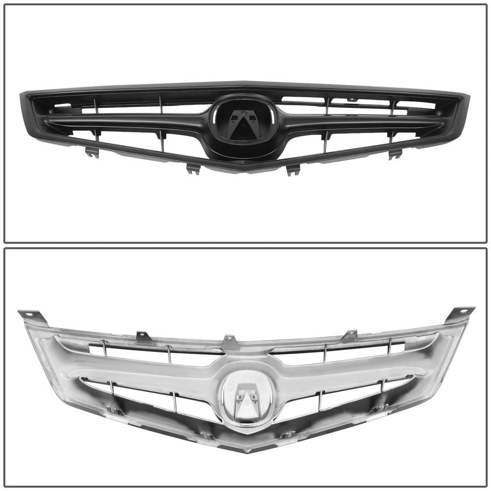 retail grill For Acura TSX 2006-2008  OE Style Matte Black Front Bumper Hood Grille Grill Assembly