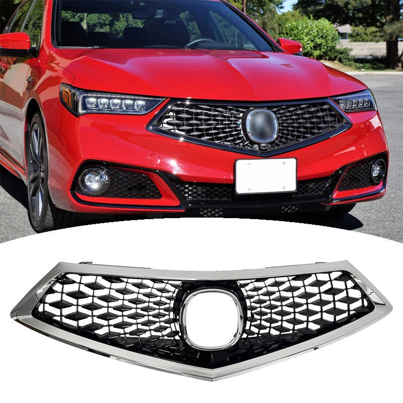 wholesale grill for  Acura TLX  2018 2019 2020 Front Bumper Chrome Grille Grill Assembly