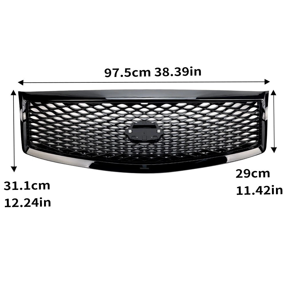 retail For Infiniti QX70 2017 Front Radiator Grille Black 62070-6WP1A