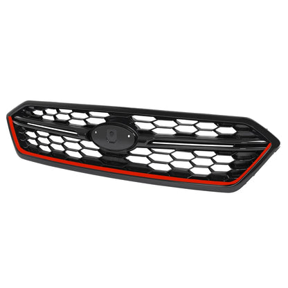 retail front grill For Subaru WRX/WRX STI 2018-2020 Black Front Bumper Upper Grille W/Red Trim