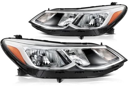 Left+Right Pair Headlights Assembly For Chevrolet Cruze 2016 2017 2018 2019