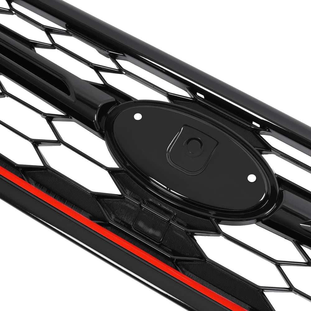 retail front grill For Subaru WRX/WRX STI 2018-2020 Black Front Bumper Upper Grille W/Red Trim